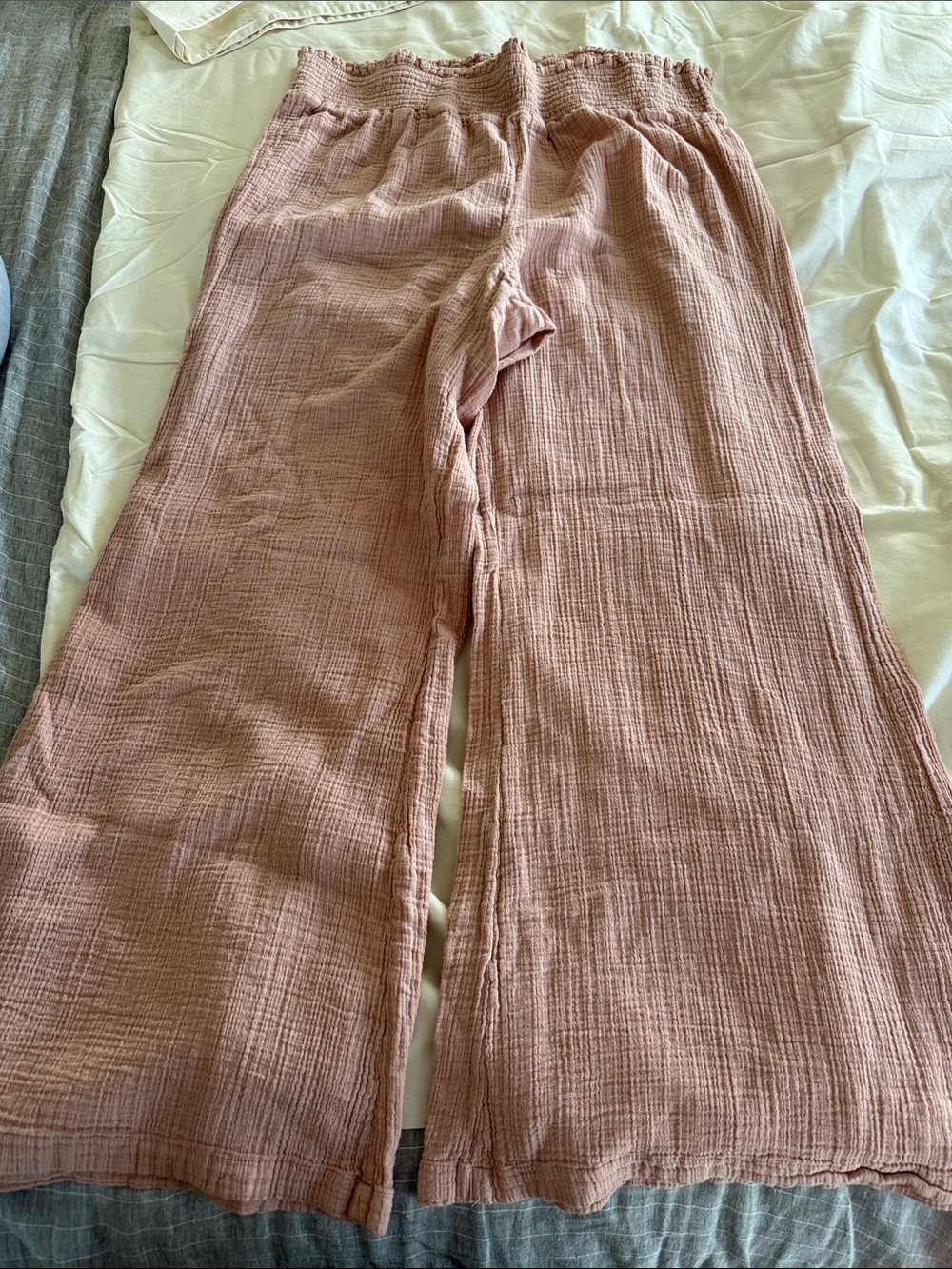Rose Pink Crepe Pant